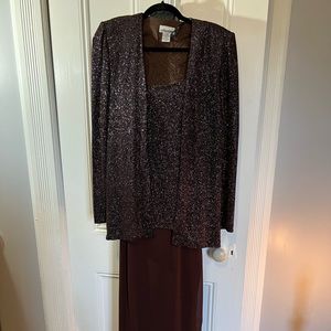 Formal Brown Sparkle Dress